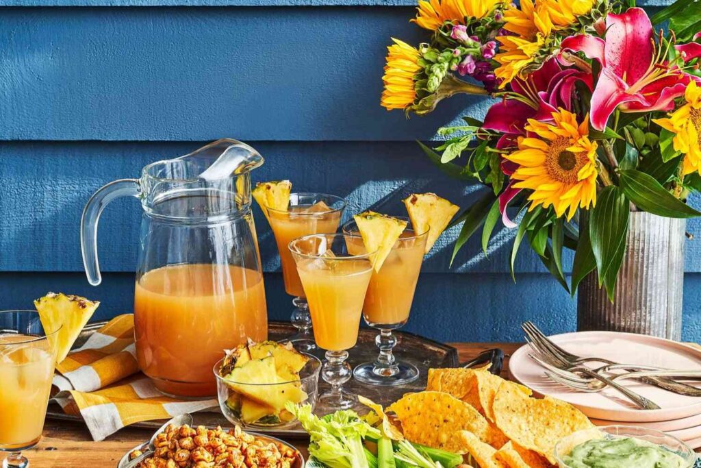 Refreshing Spring Cocktails And Mocktails Of Traditional Easter Dinner