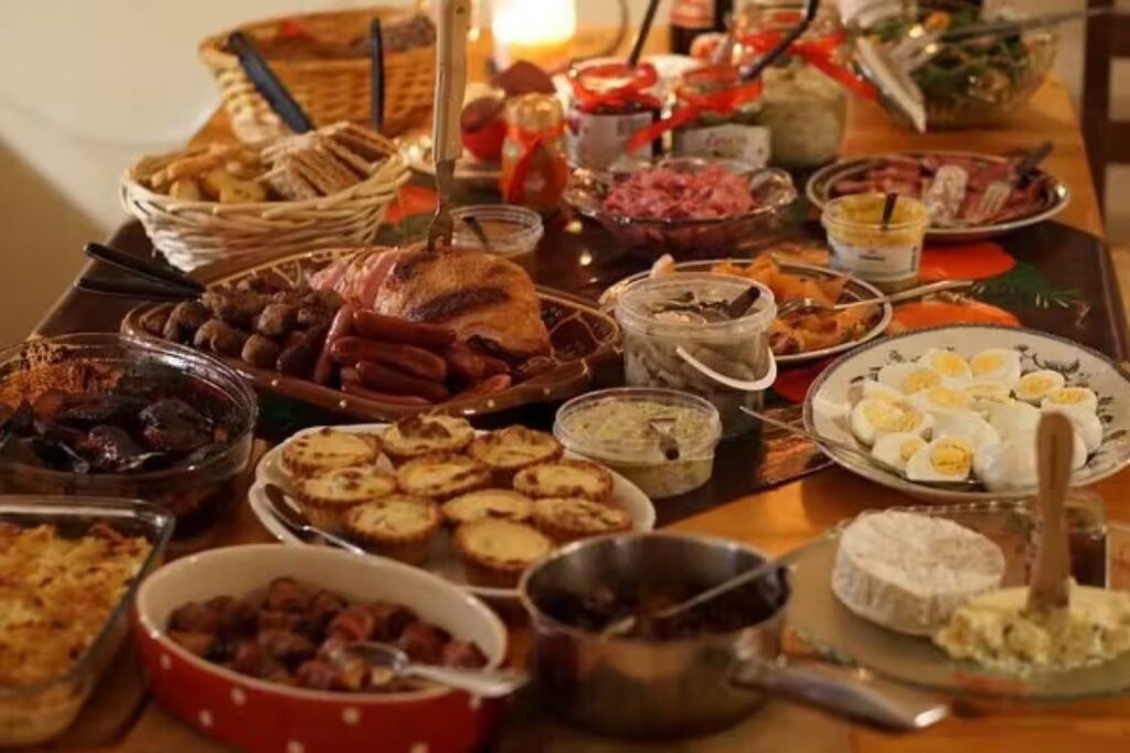 The Slovak Christmas Eve Dinner Table