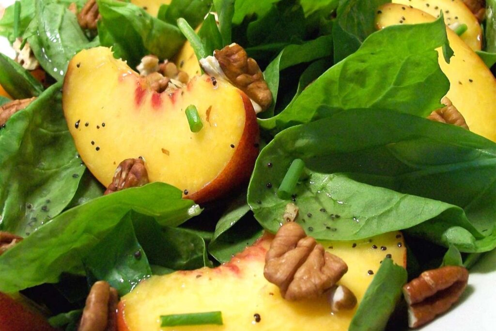 Why Peach and Spinach Make the Perfect Pair?